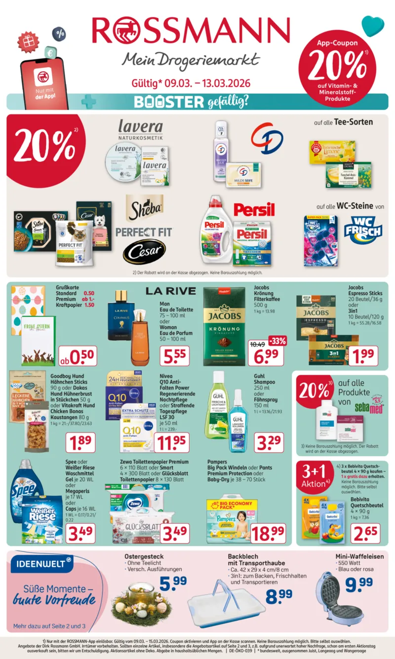 ROSSMANN Prospekt vom 09.03.2026, Seite 1