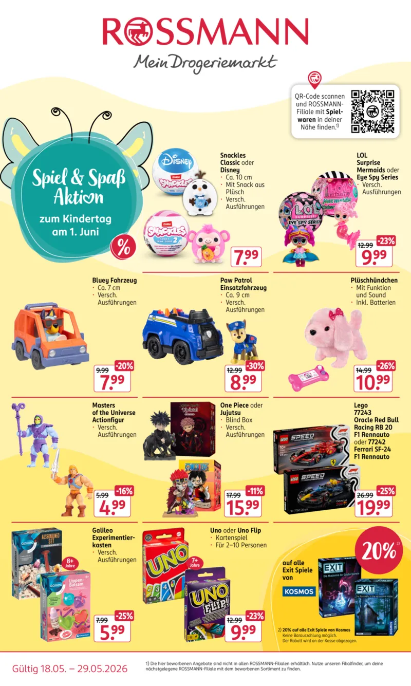 ROSSMANN Prospekt vom 18.05.2026, Seite 1