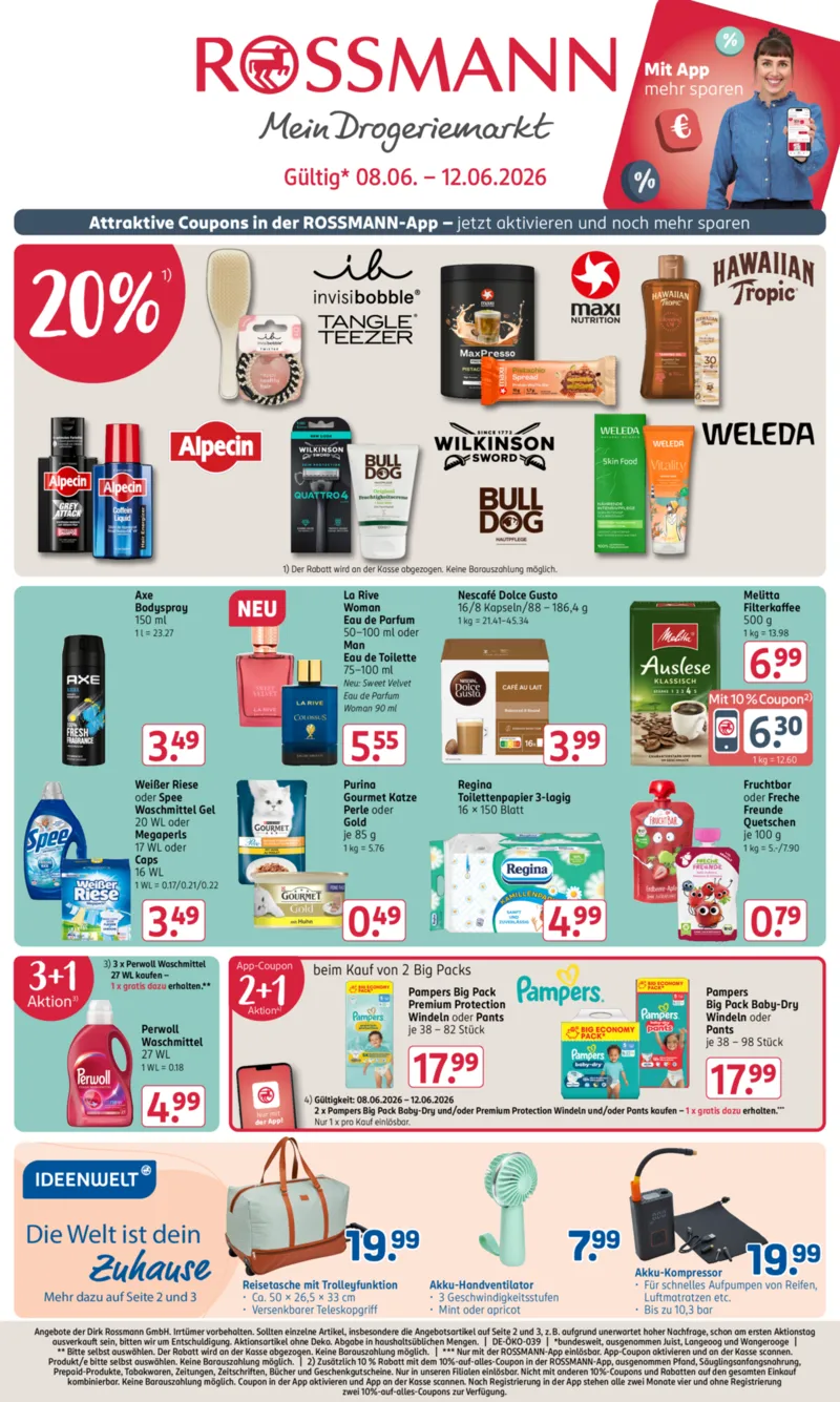 ROSSMANN Prospekt vom 08.06.2026, Seite 1