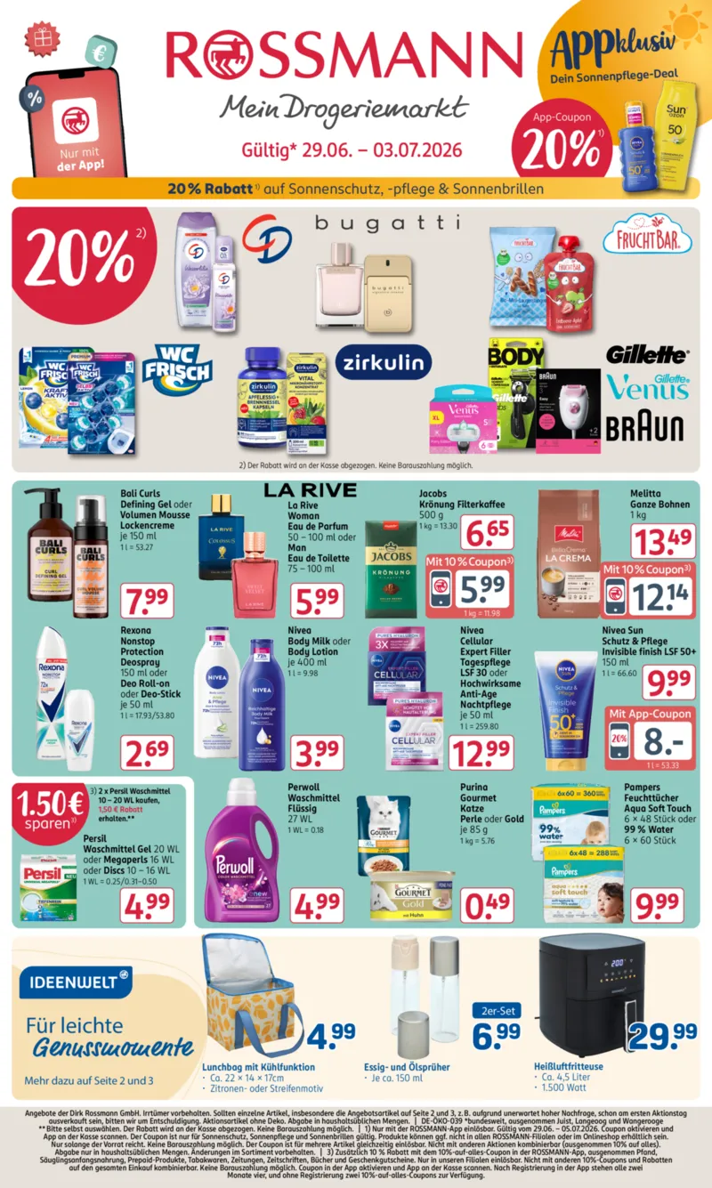 ROSSMANN Prospekt vom 29.06.2026, Seite 1