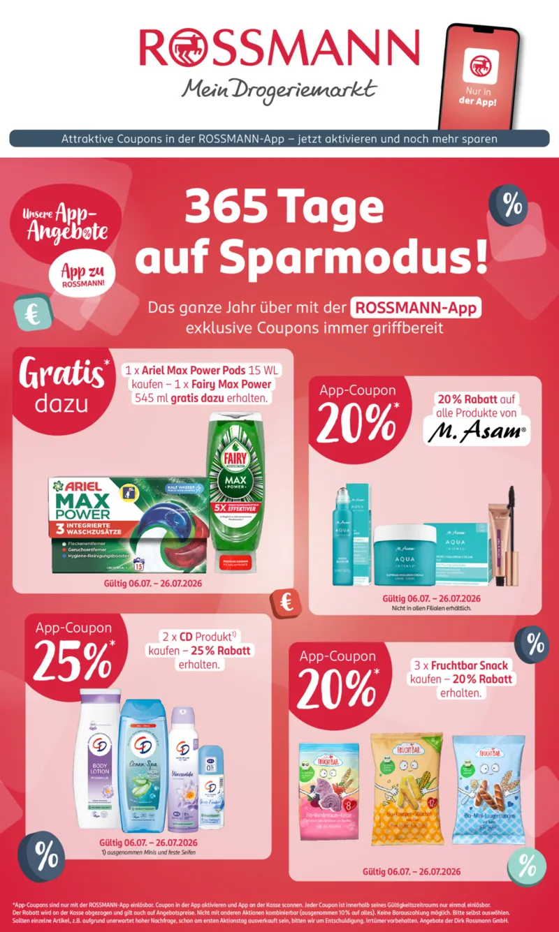 ROSSMANN Prospekt vom 04.07.2026, Seite 1