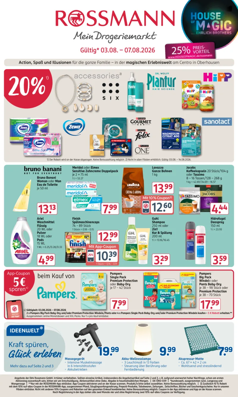 ROSSMANN Prospekt vom 03.08.2026, Seite 1