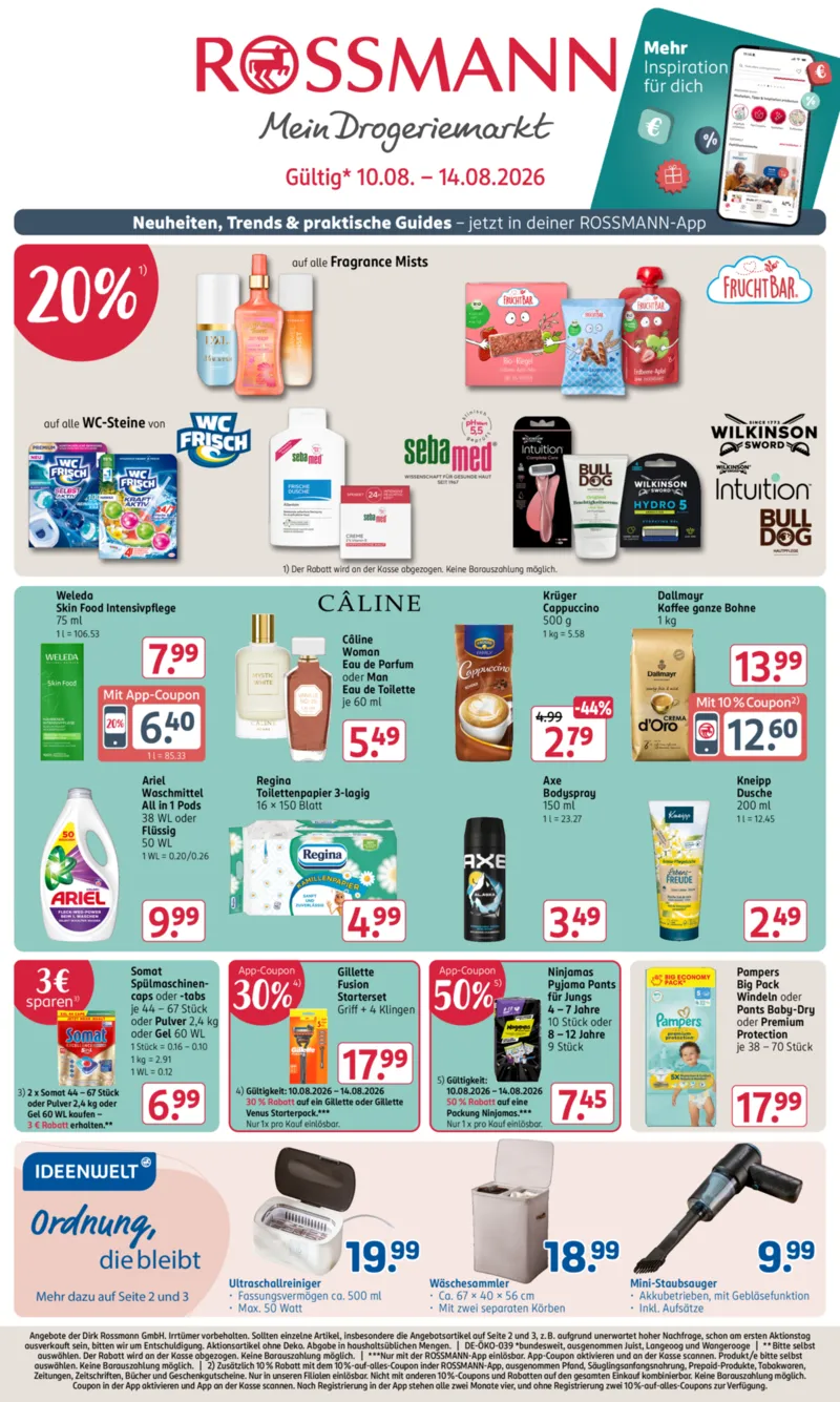 ROSSMANN Prospekt vom 10.08.2026, Seite 1