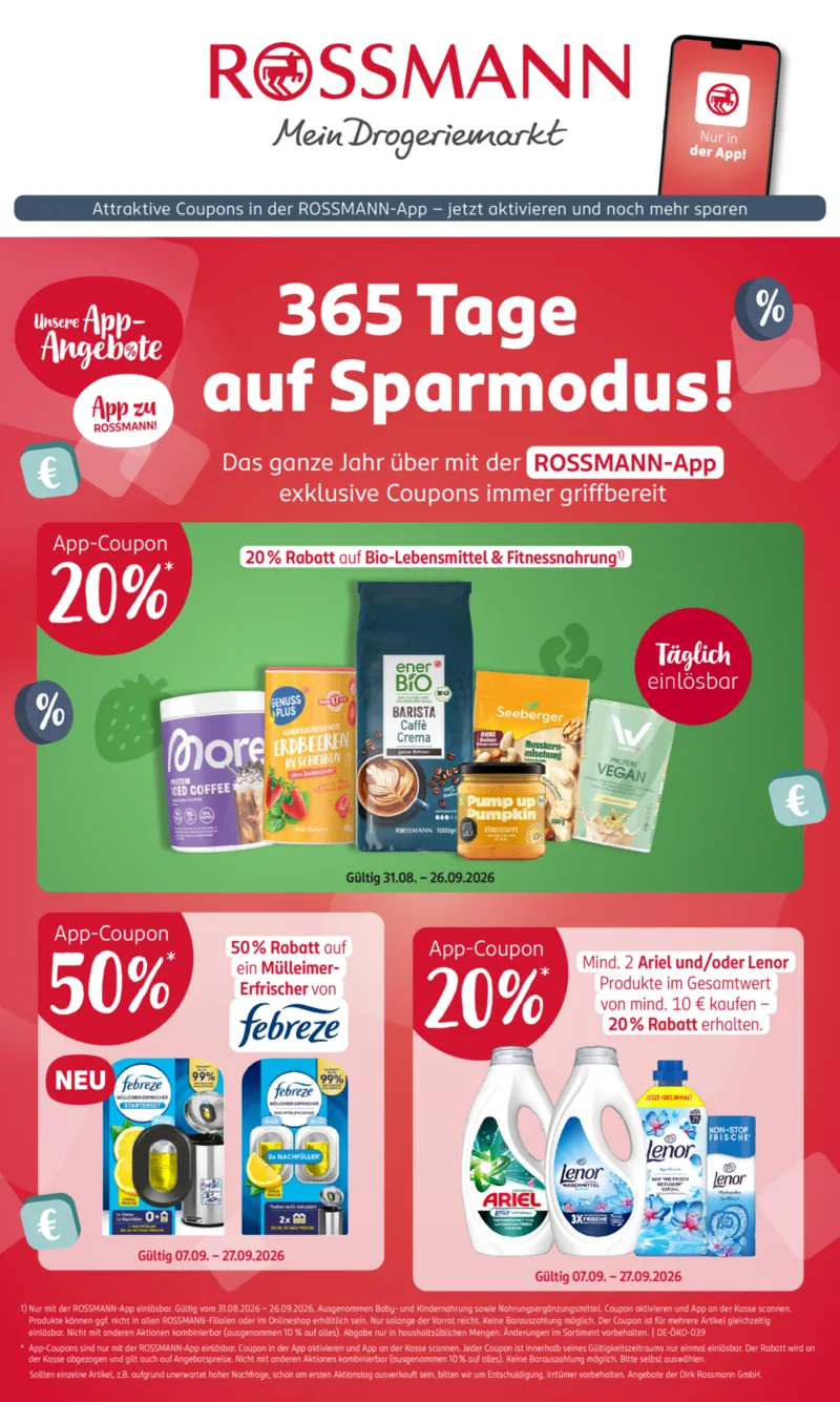 ROSSMANN Prospekt vom 19.09.2026, Seite 1
