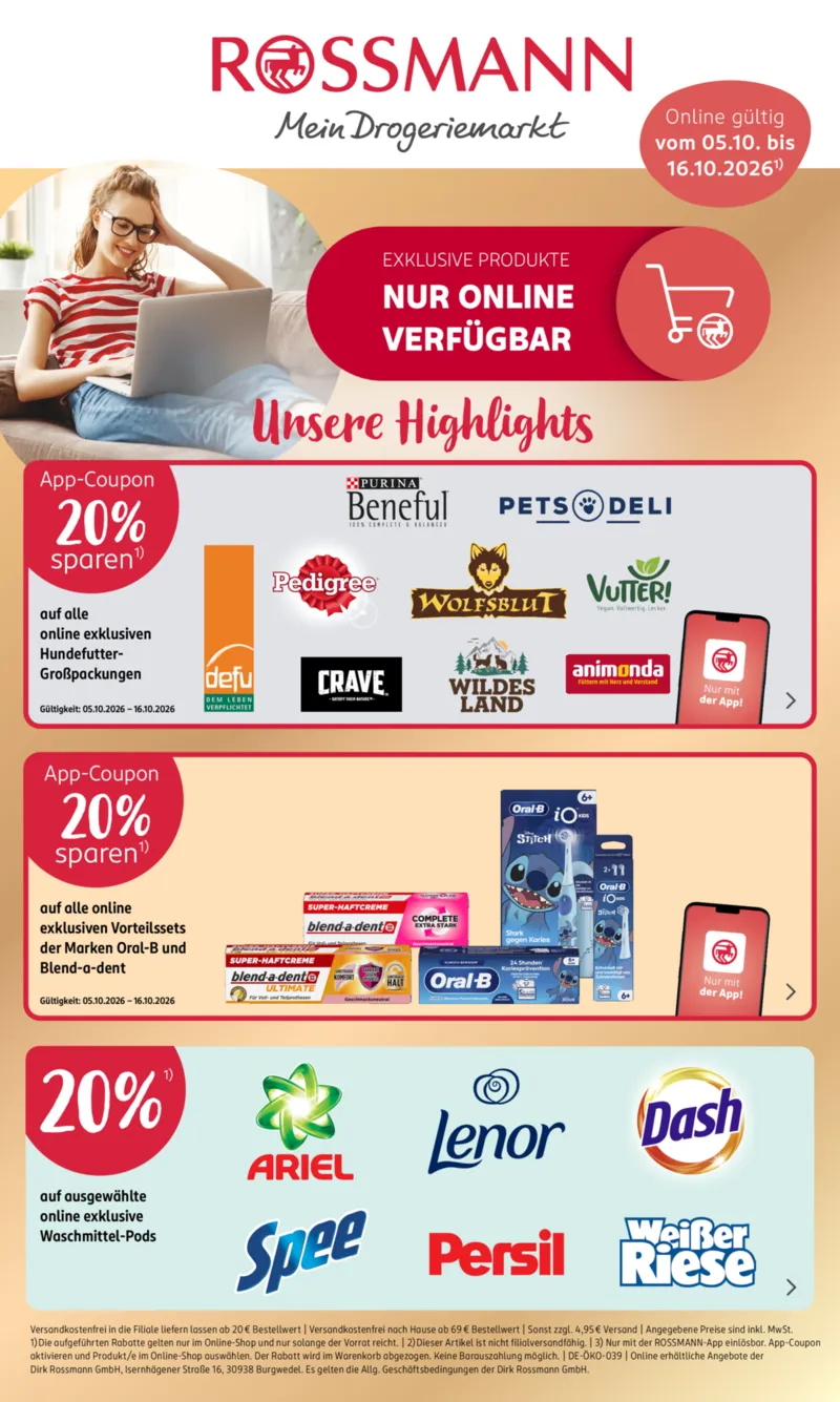 ROSSMANN Prospekt vom 05.10.2026, Seite 1