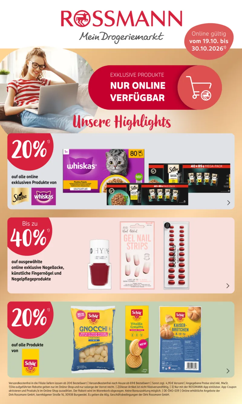ROSSMANN Prospekt vom 19.10.2026, Seite 1