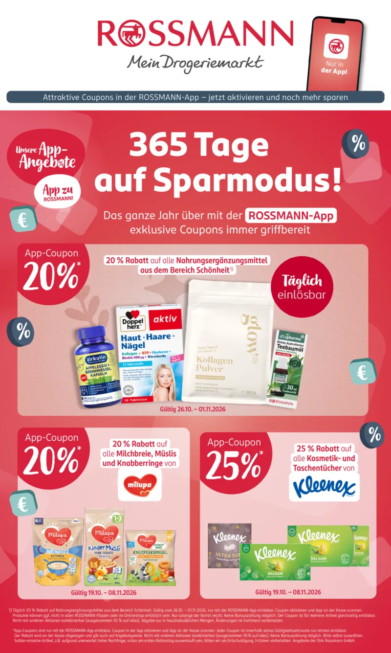 ROSSMANN Prospekt vom 24.10.2026, Seite 1