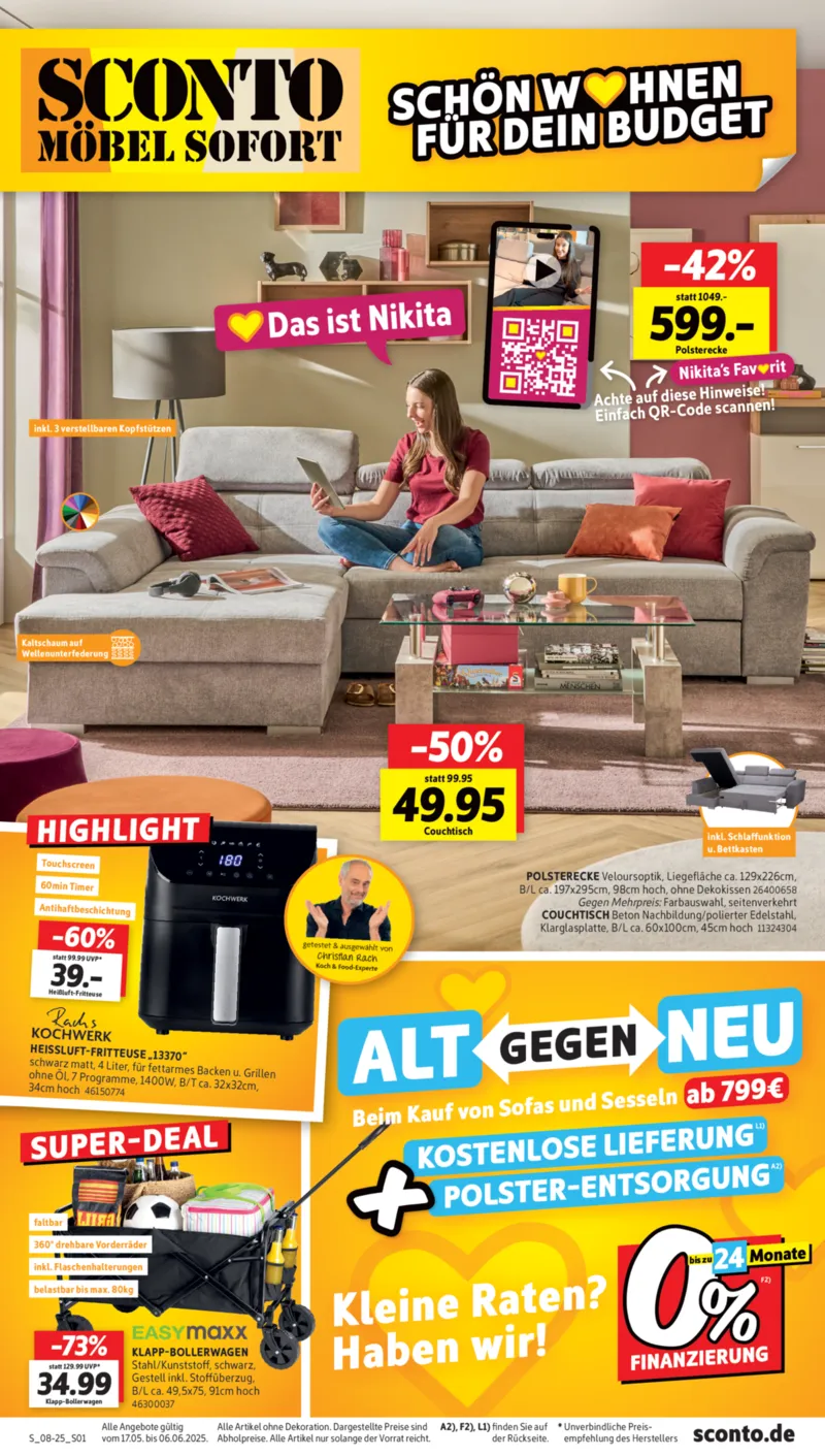 Sconto-SB Prospekt vom 17.05.2025, Seite 1