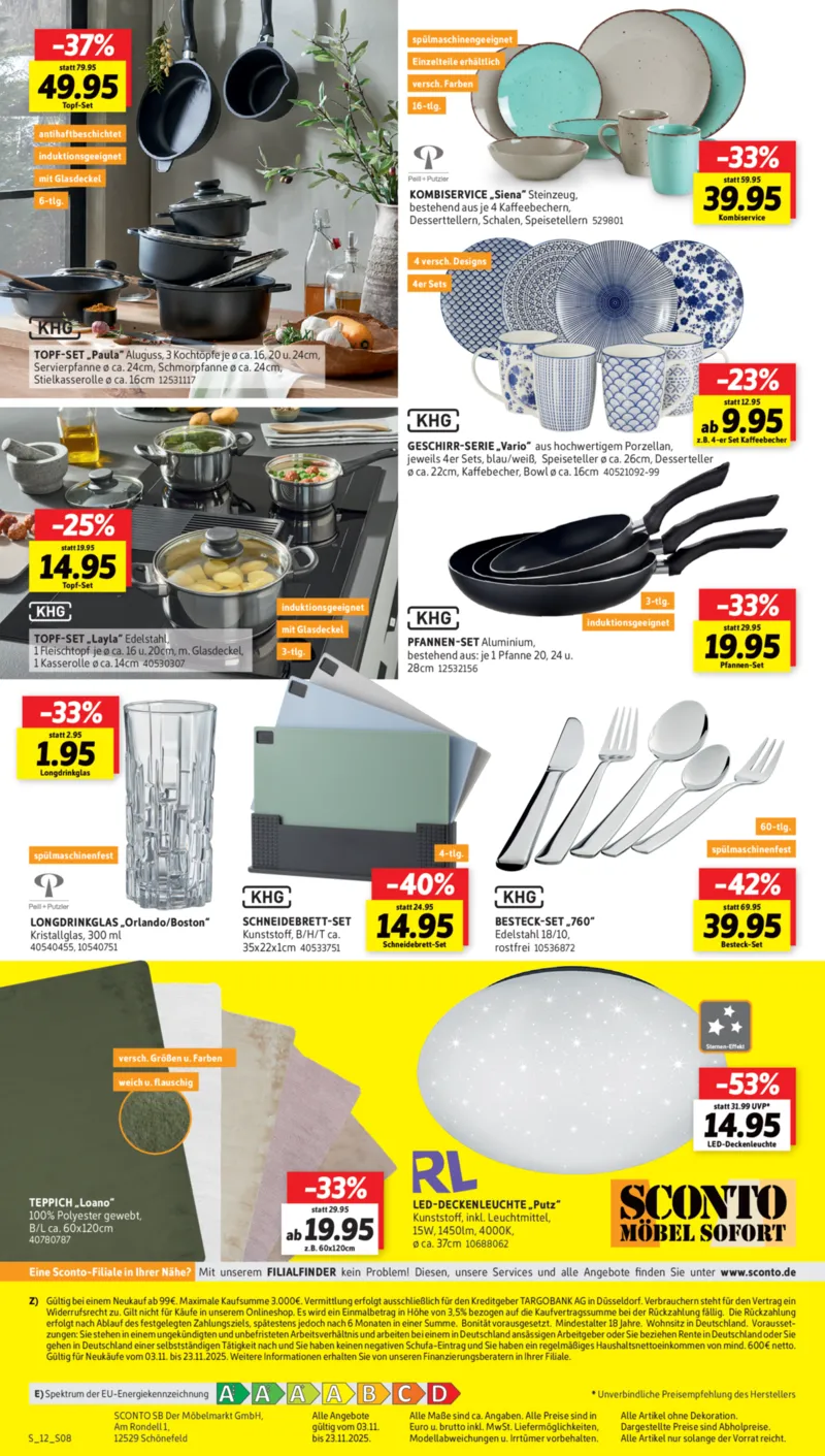 Sconto-SB Prospekt vom 03.11.2025, Seite 8