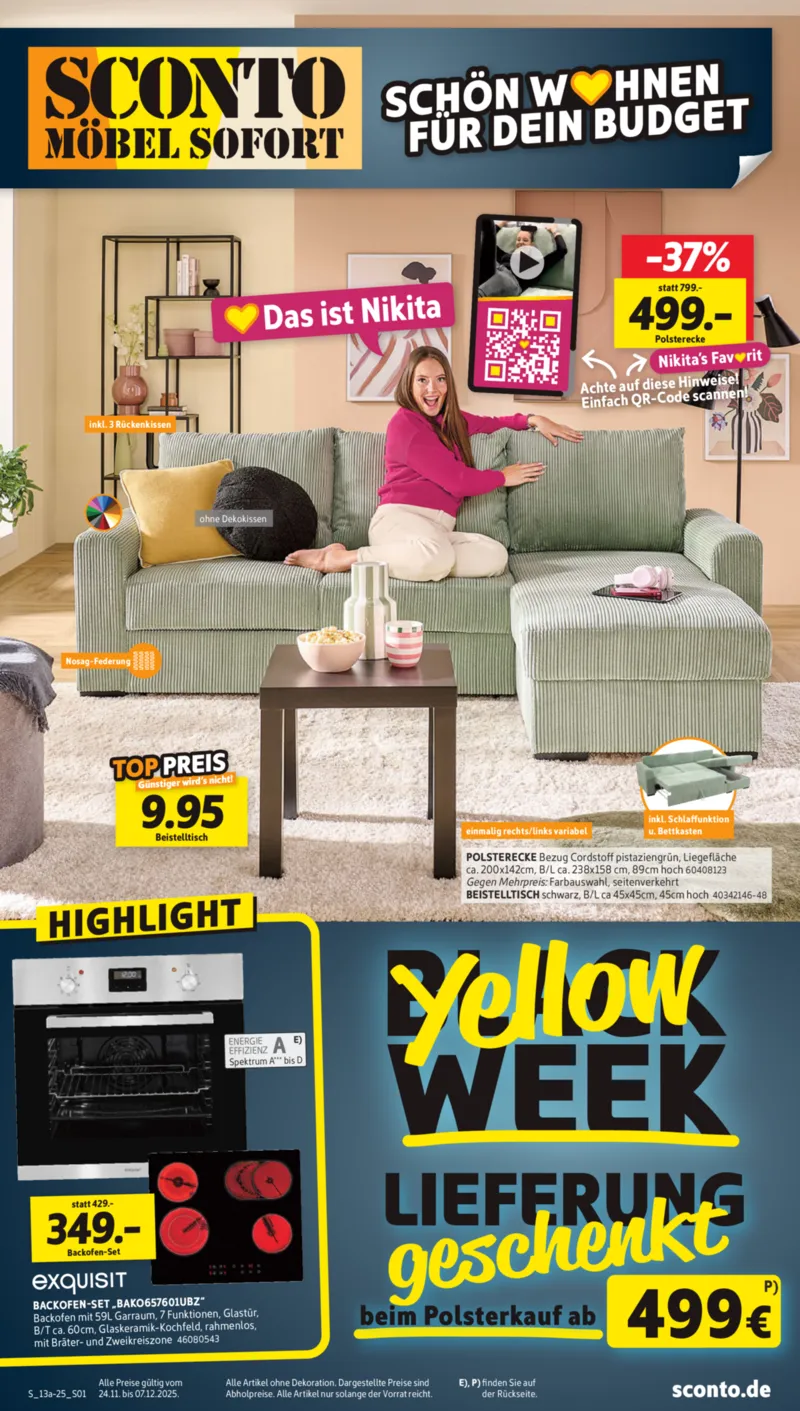 Sconto-SB Prospekt vom 24.11.2025, Seite 1