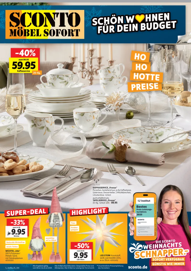 Sconto-SB Prospekt vom 08.12.2025, Seite 1