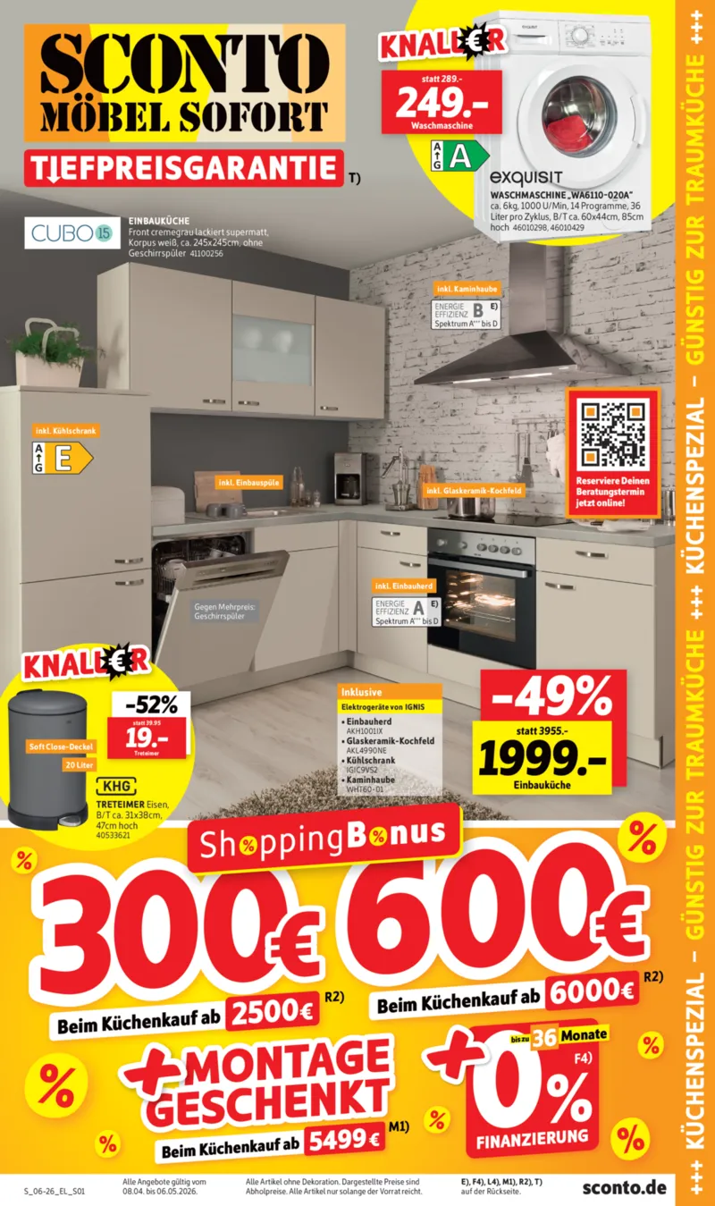 Sconto-SB Prospekt vom 08.04.2026, Seite 1