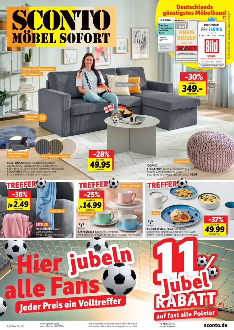 Sconto-SB Prospekt vom 10.06.2026, Seite 1