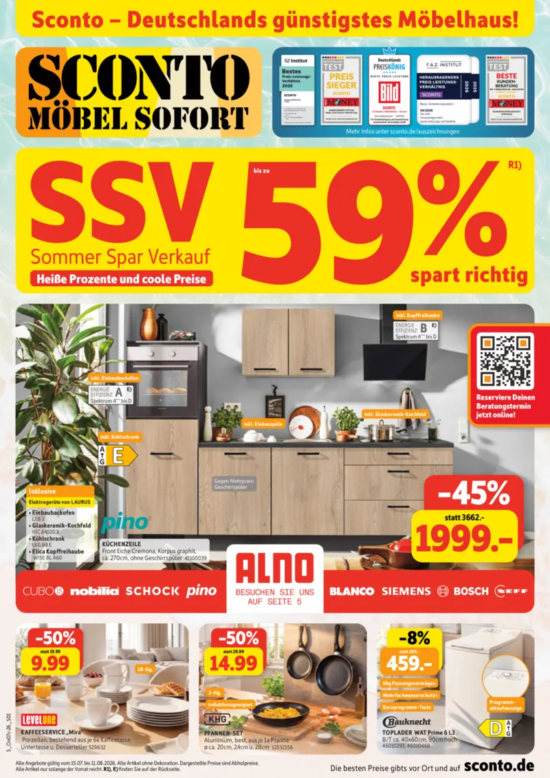 Sconto-SB Prospekt vom 15.07.2026, Seite 1