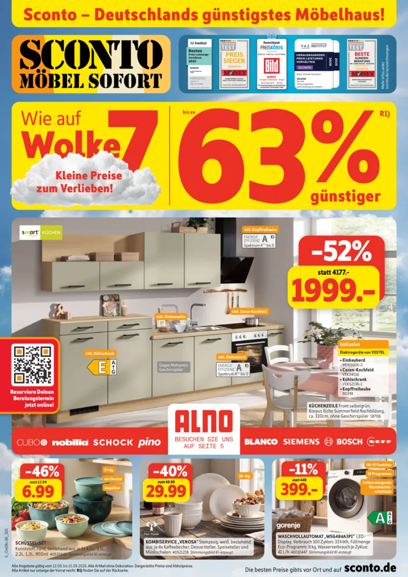Sconto-SB Prospekt vom 12.08.2026, Seite 1