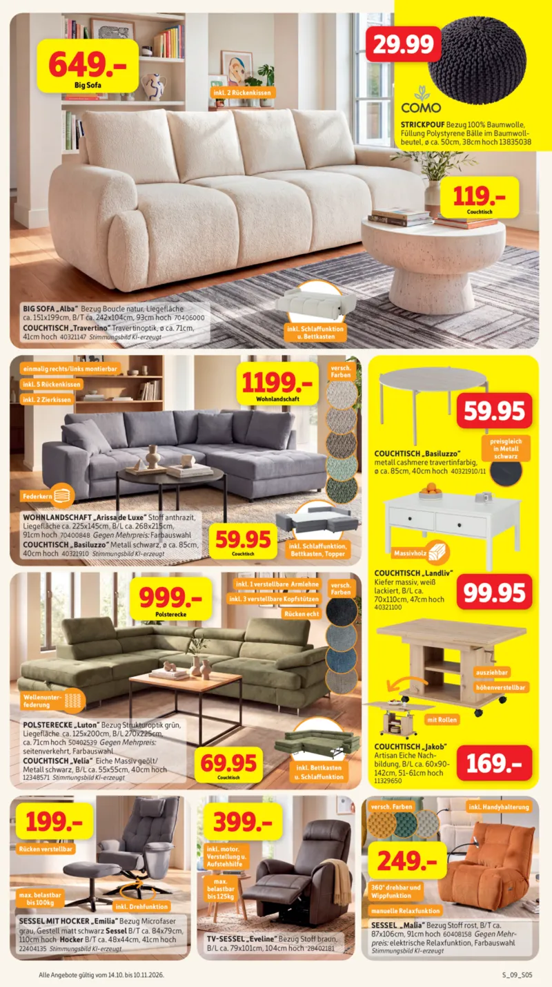 Sconto-SB Prospekt vom 14.10.2026, Seite 5