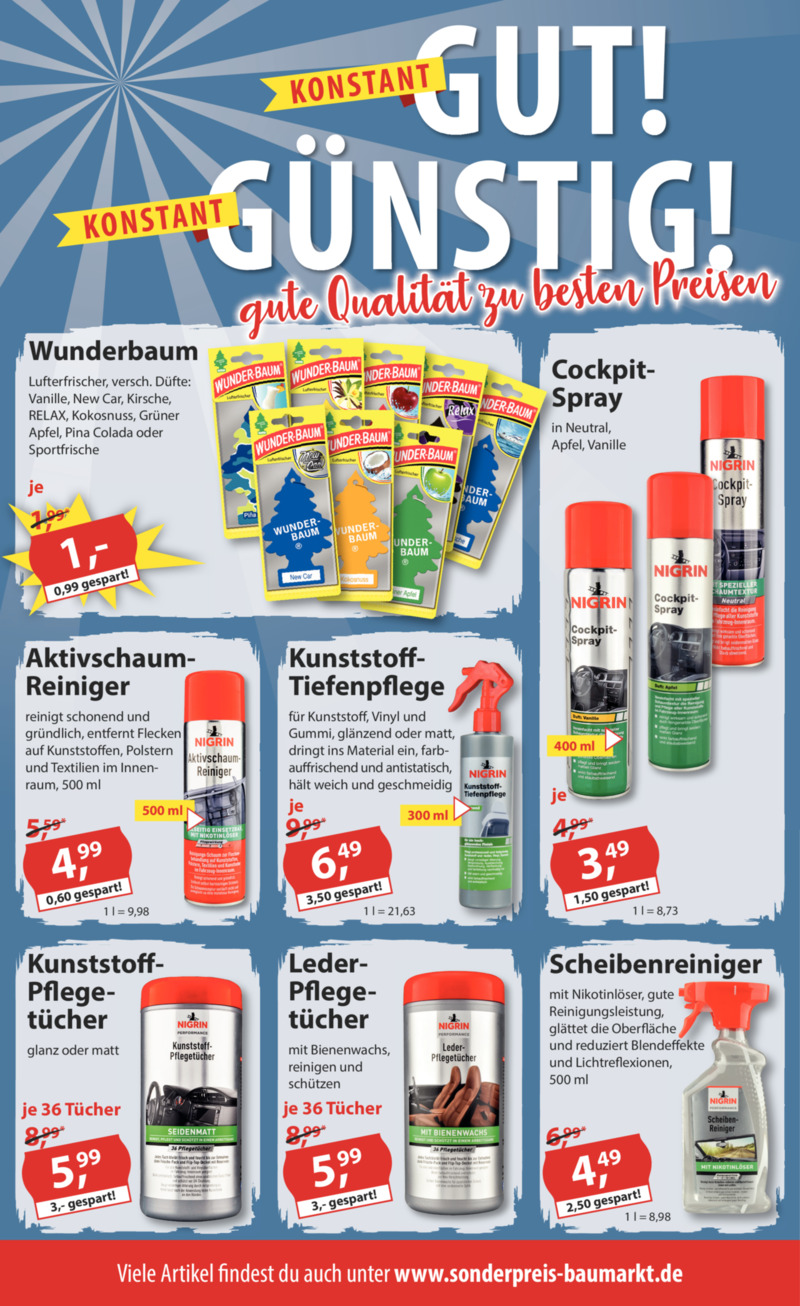 Alle Sonderpreis Baumarkt Prospekte online finden!