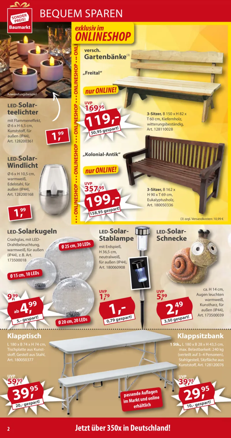 Sonderpreis Baumarkt Prospekt vom 03.05.2025, Seite 2