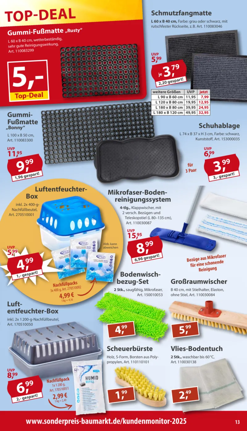 Sonderpreis Baumarkt Prospekt vom 18.10.2025, Seite 13
