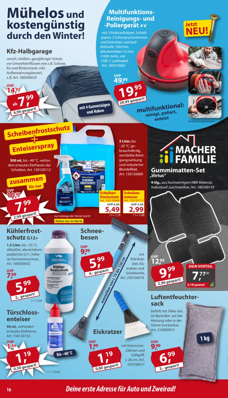 Sonderpreis Baumarkt Prospekt vom 18.10.2025, Seite 16