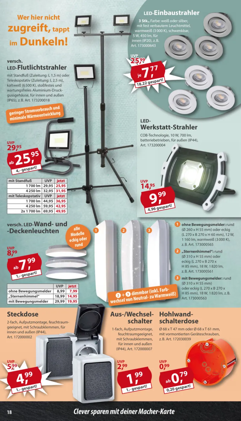 Sonderpreis Baumarkt Prospekt vom 18.10.2025, Seite 18