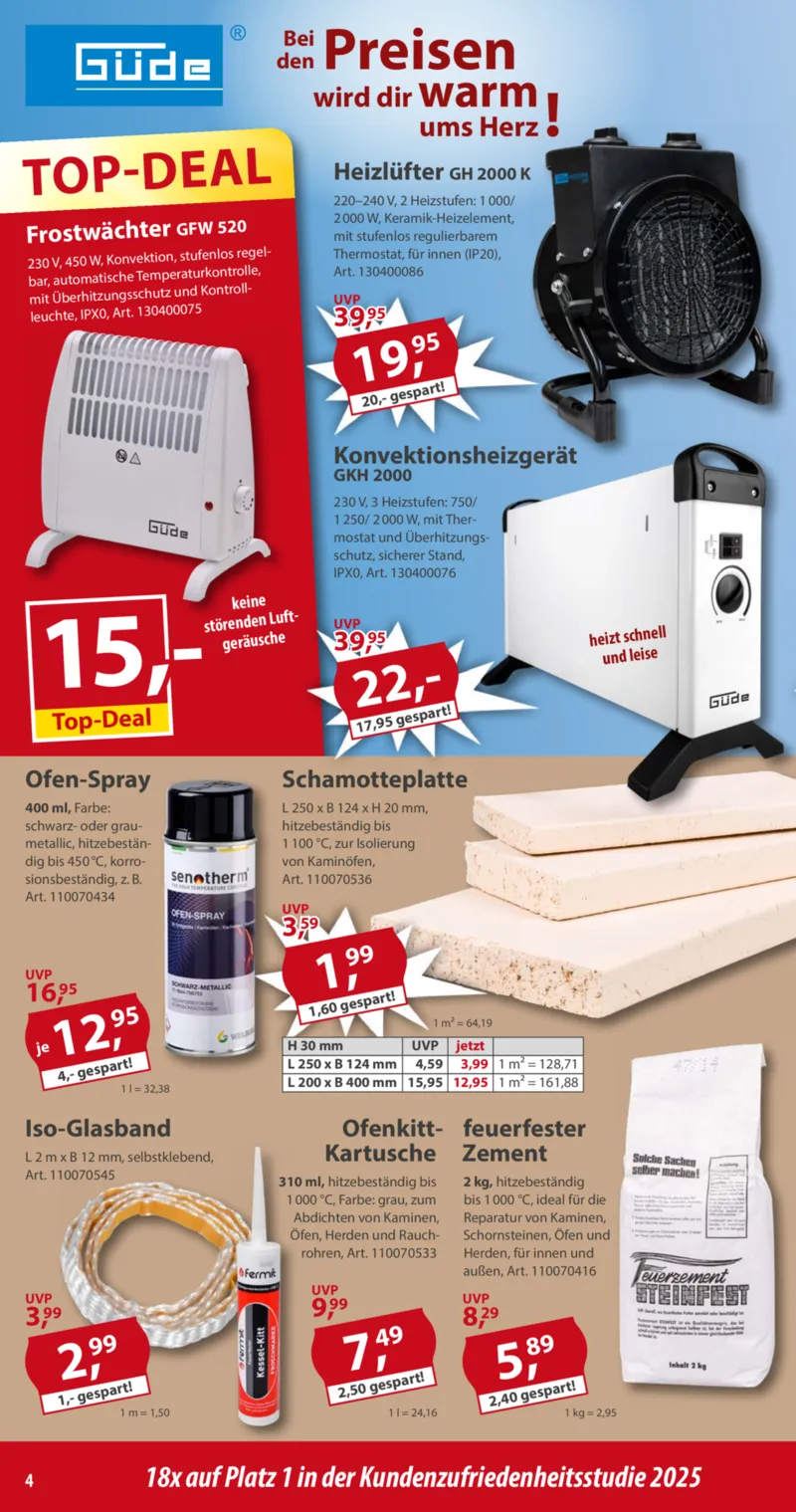 Sonderpreis Baumarkt Prospekt vom 18.10.2025, Seite 4