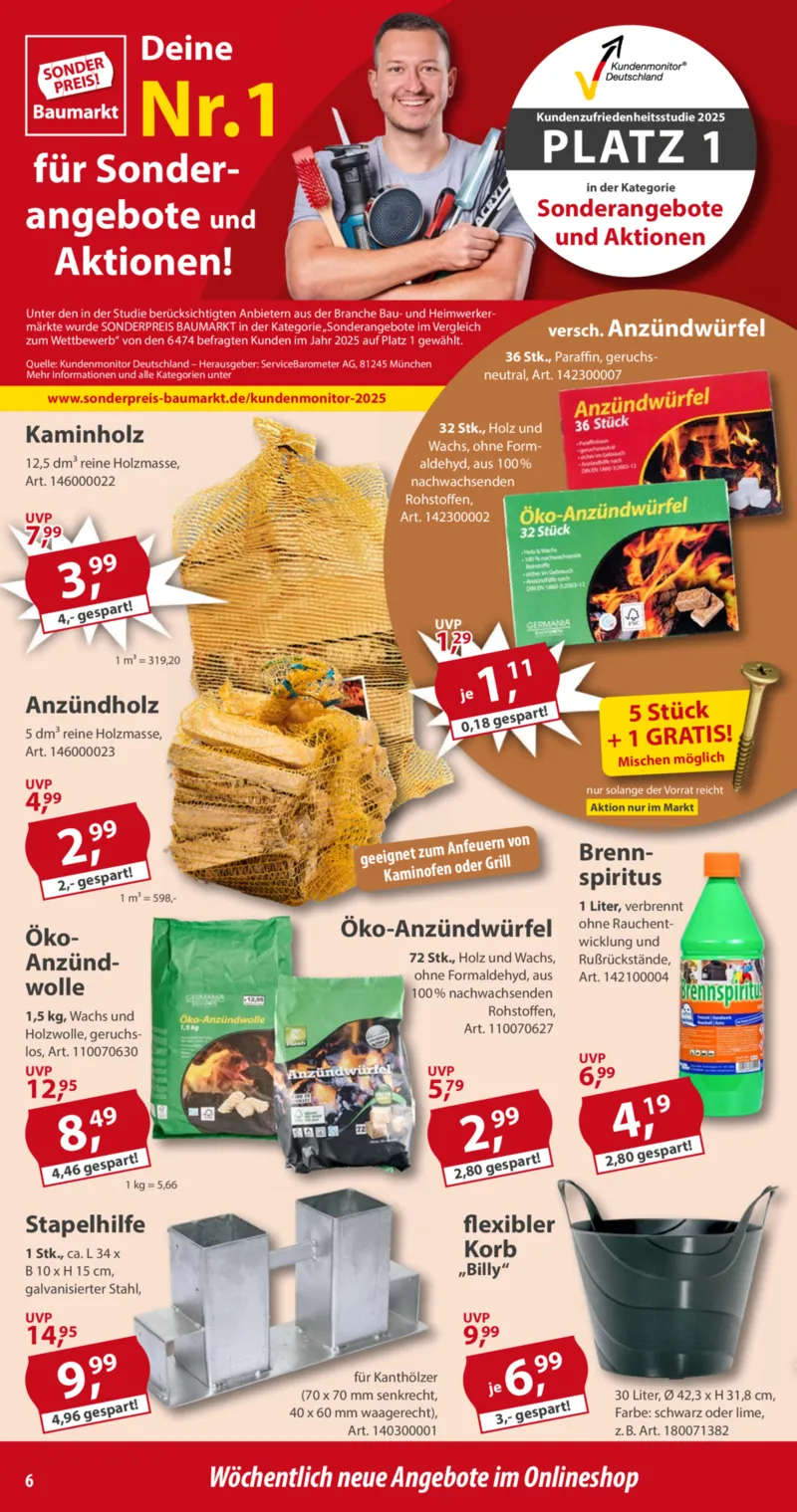 Sonderpreis Baumarkt Prospekt vom 18.10.2025, Seite 6