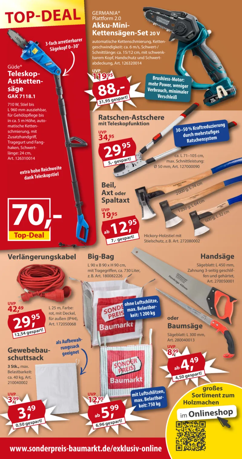 Sonderpreis Baumarkt Prospekt vom 18.10.2025, Seite 7