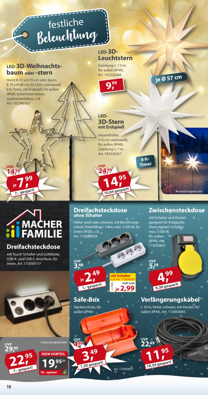 Sonderpreis Baumarkt Prospekt vom 01.11.2025, Seite 10