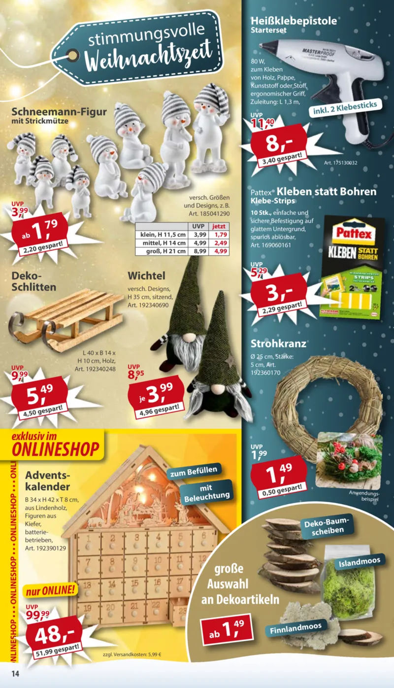 Sonderpreis Baumarkt Prospekt vom 01.11.2025, Seite 14