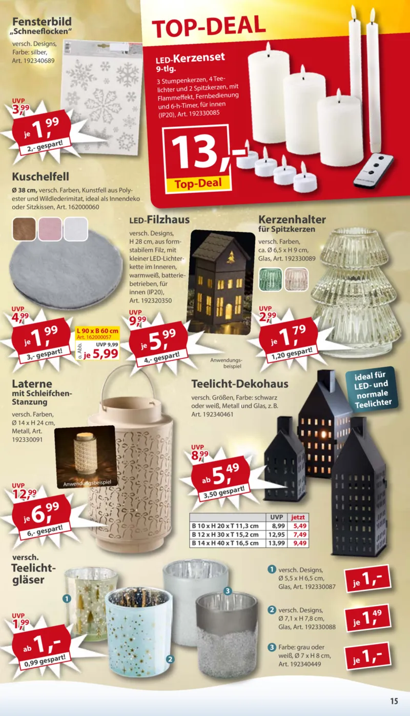 Sonderpreis Baumarkt Prospekt vom 01.11.2025, Seite 15