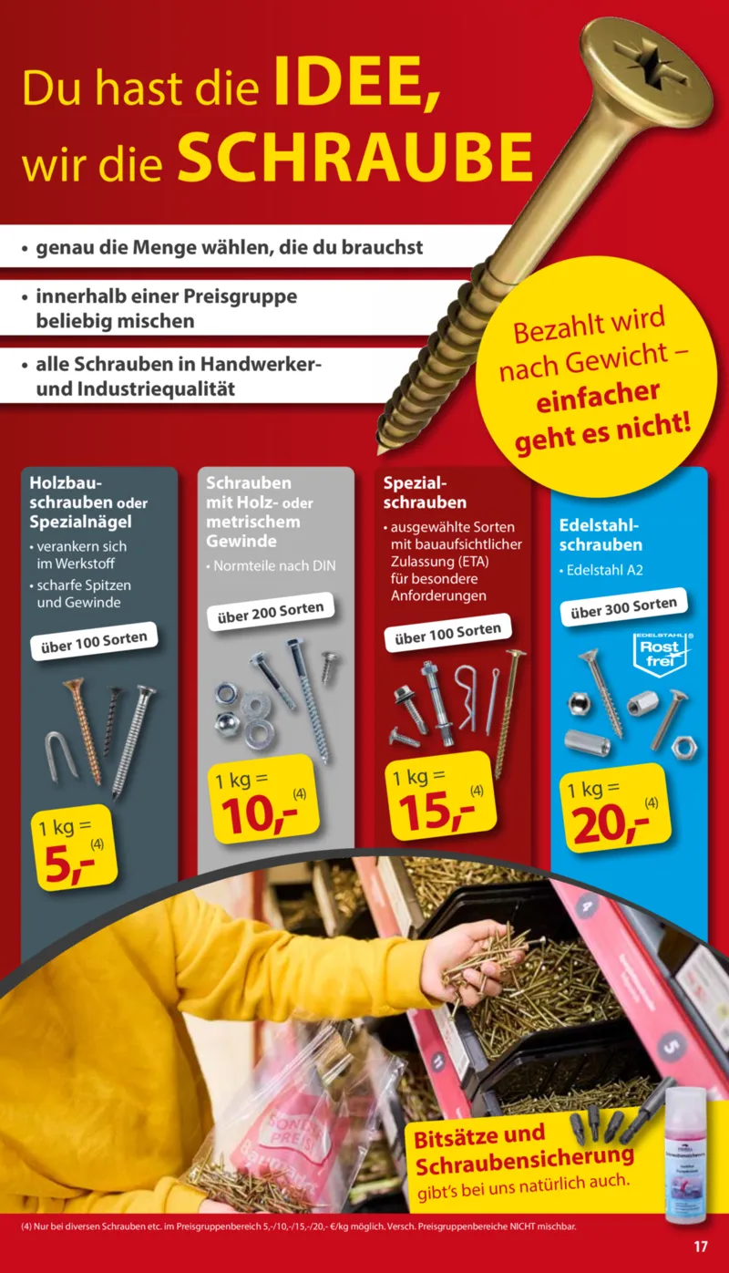 Sonderpreis Baumarkt Prospekt vom 01.11.2025, Seite 17