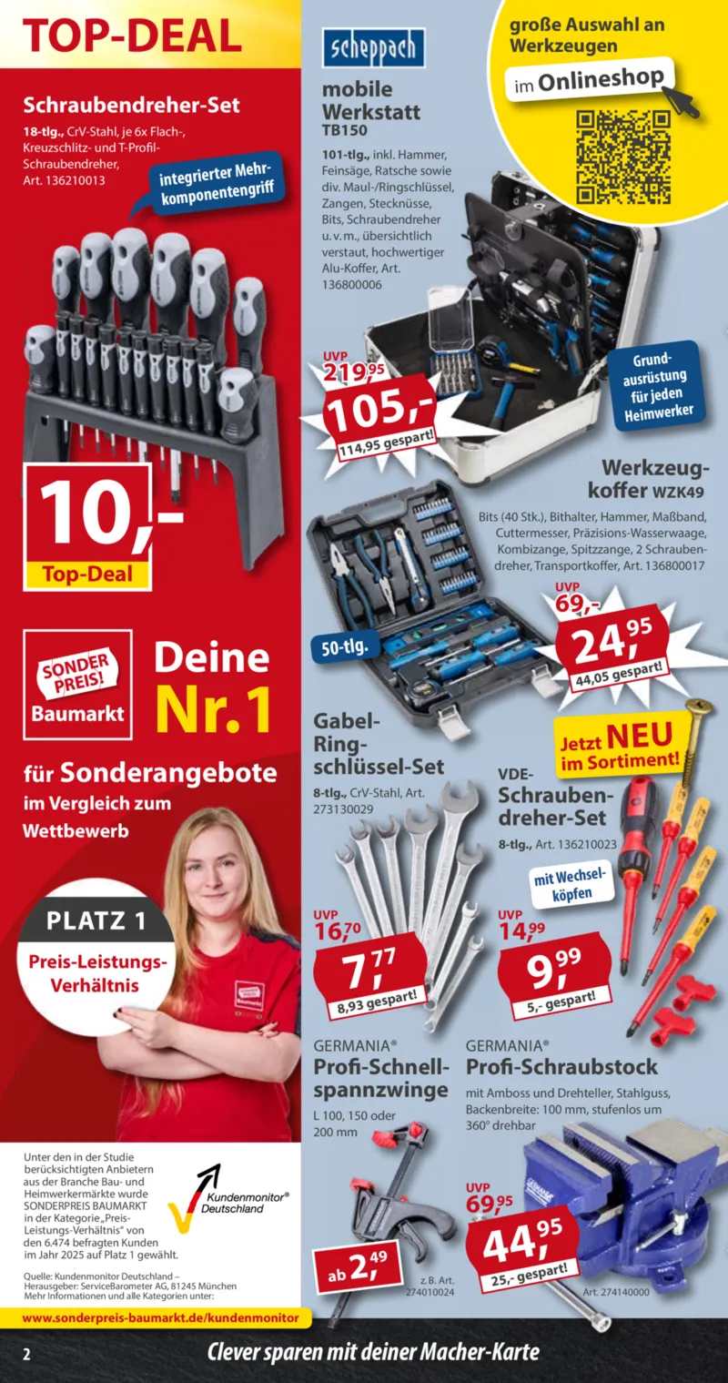 Sonderpreis Baumarkt Prospekt vom 01.11.2025, Seite 2