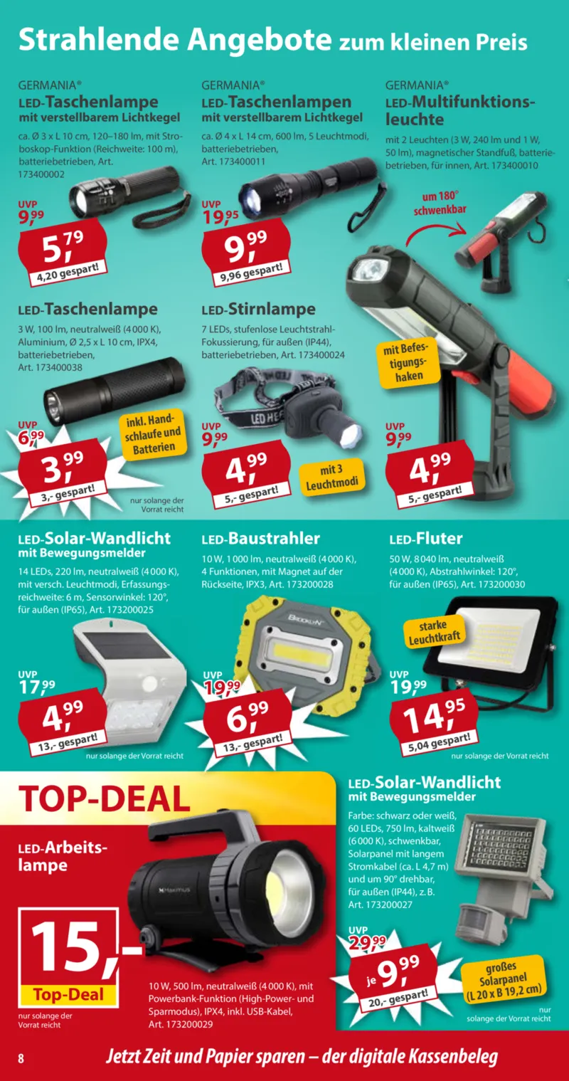 Sonderpreis Baumarkt Prospekt vom 01.11.2025, Seite 8