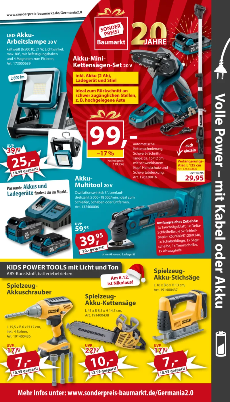 Sonderpreis Baumarkt Prospekt vom 22.11.2025, Seite 11