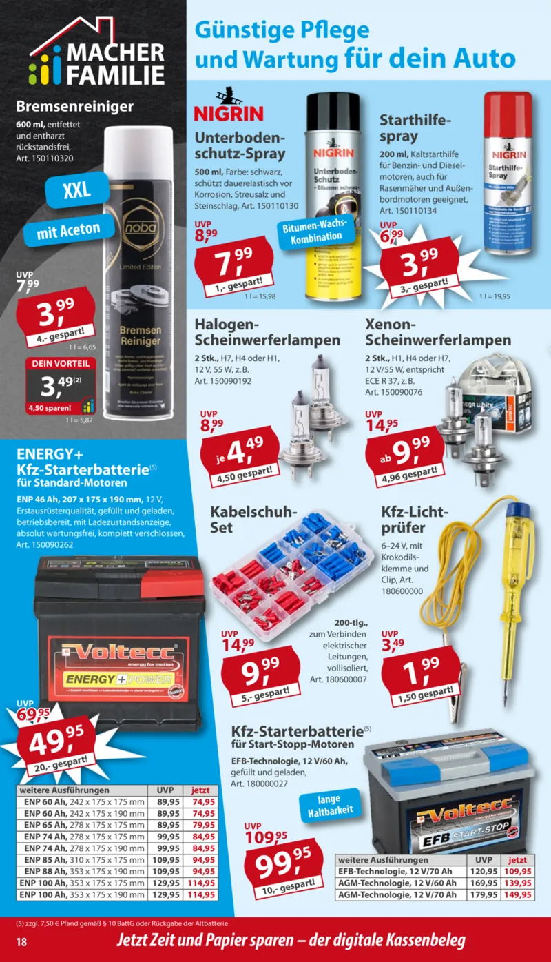 Sonderpreis Baumarkt Prospekt vom 22.11.2025, Seite 18