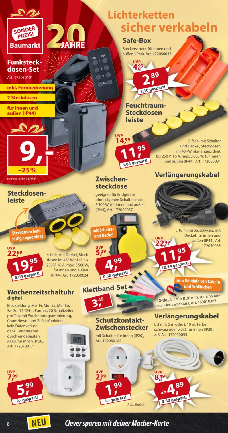 Sonderpreis Baumarkt Prospekt vom 22.11.2025, Seite 8