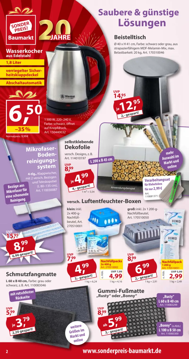 Sonderpreis Baumarkt Prospekt vom 29.11.2025, Seite 2