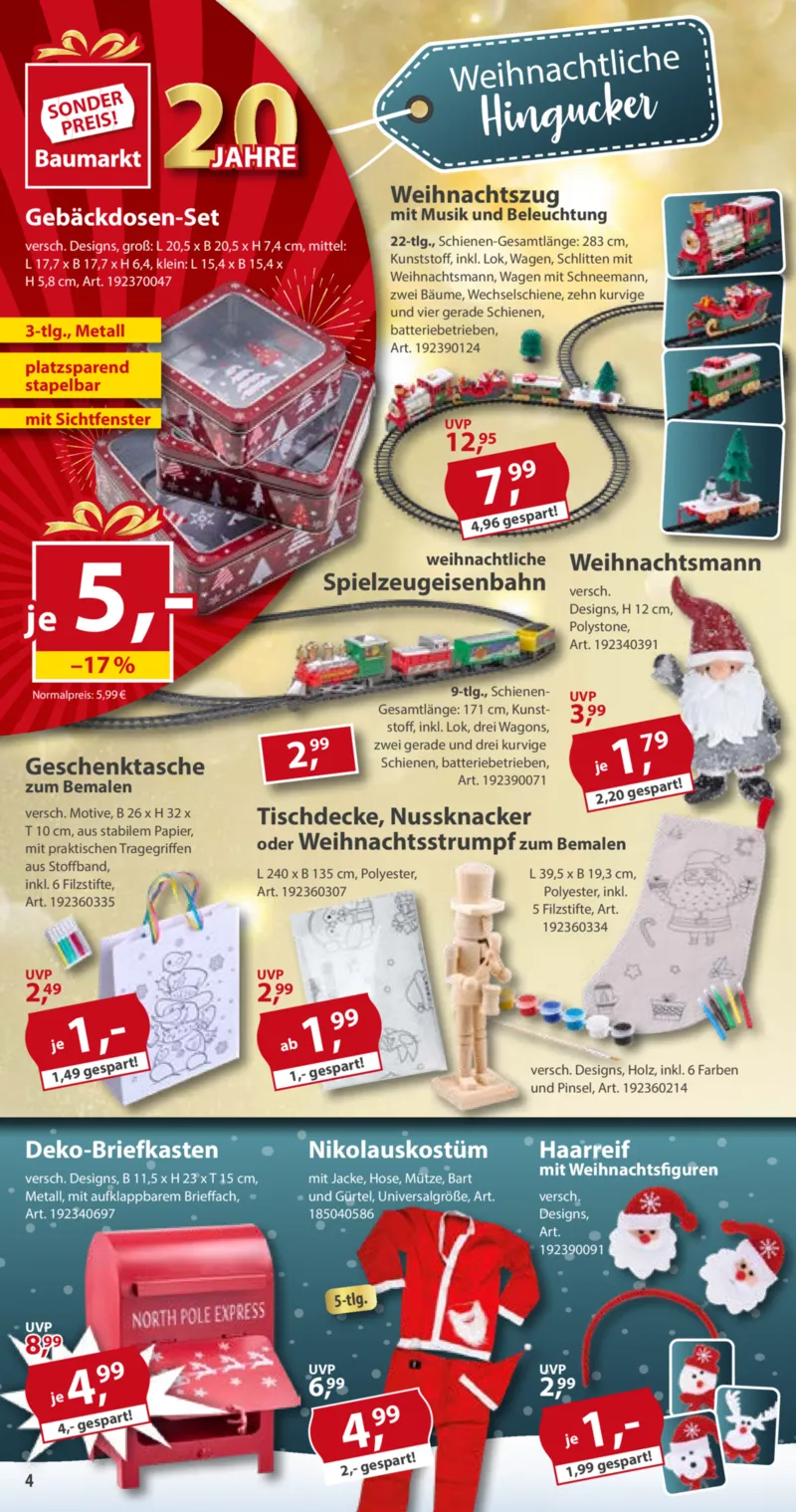 Sonderpreis Baumarkt Prospekt vom 29.11.2025, Seite 4