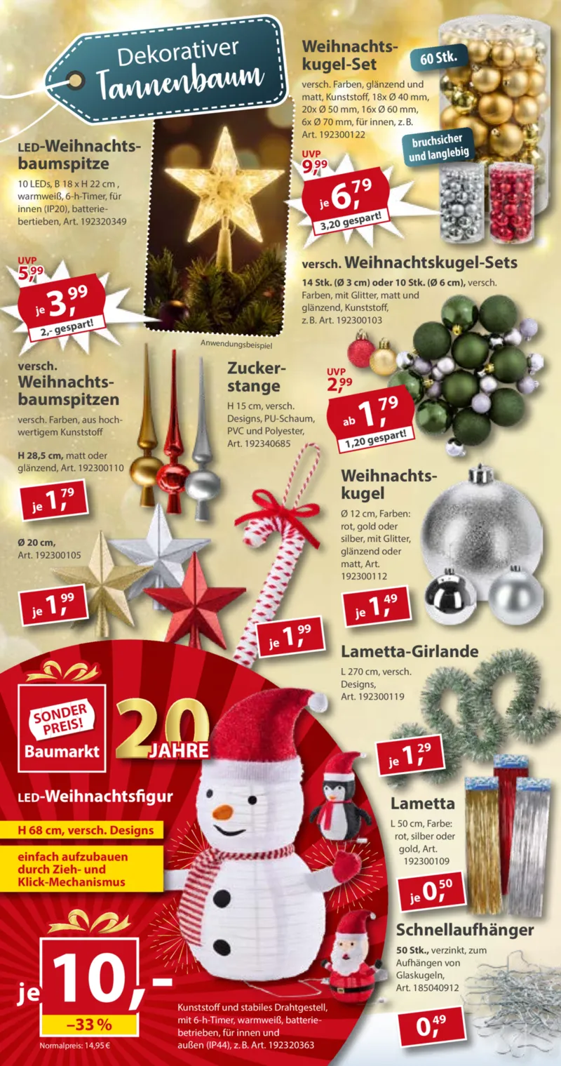 Sonderpreis Baumarkt Prospekt vom 29.11.2025, Seite 6