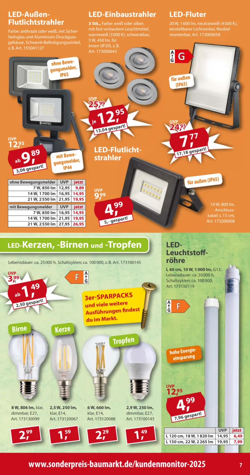Sonderpreis Baumarkt Prospekt vom 06.12.2025, Seite 7