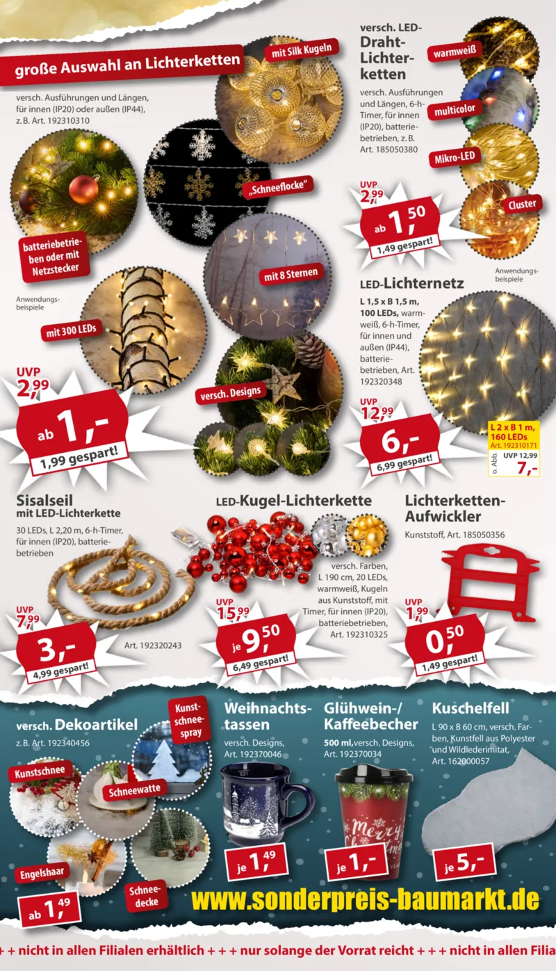 Sonderpreis Baumarkt Prospekt vom 13.12.2025, Seite 13