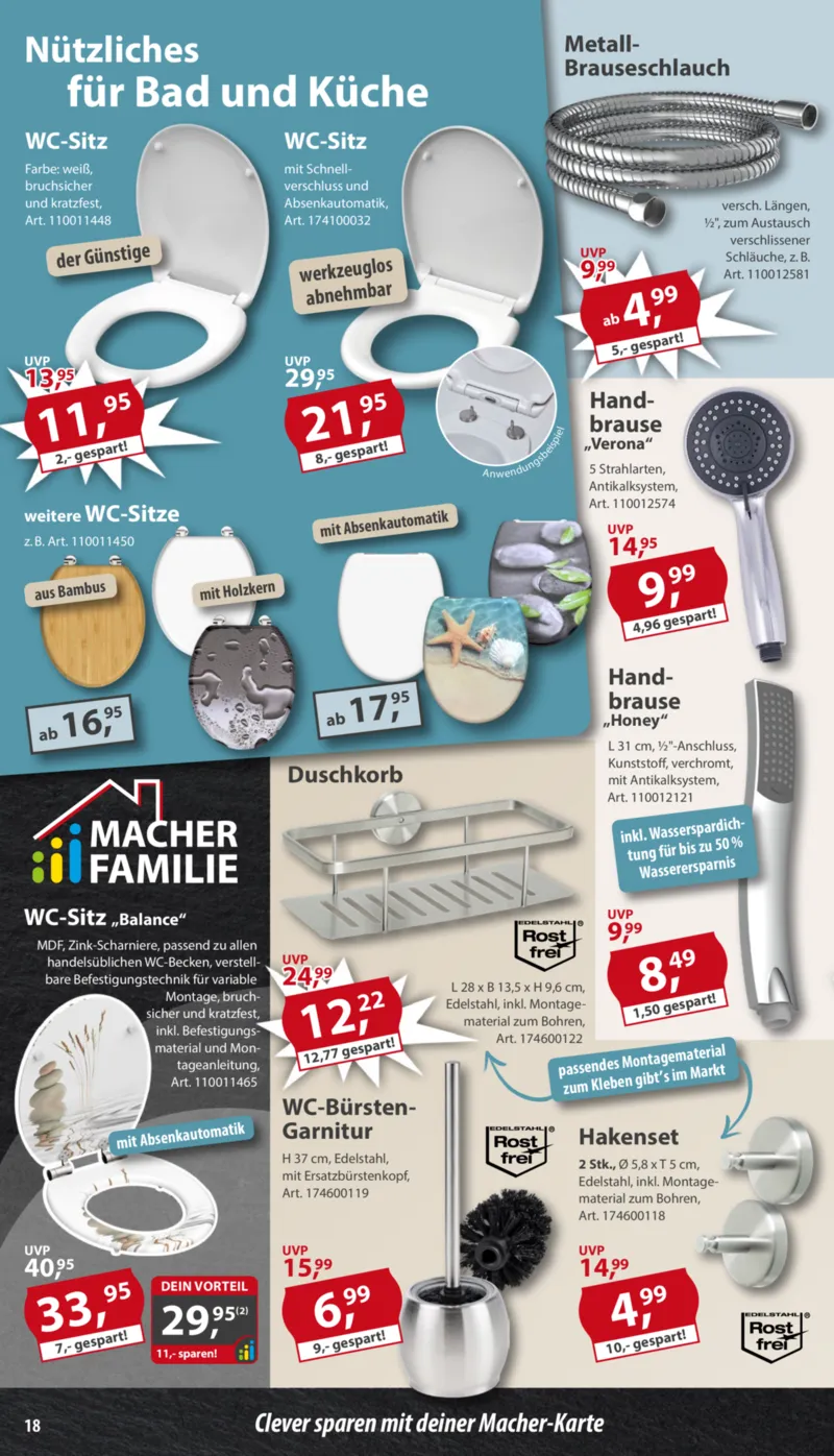 Sonderpreis Baumarkt Prospekt vom 13.12.2025, Seite 18