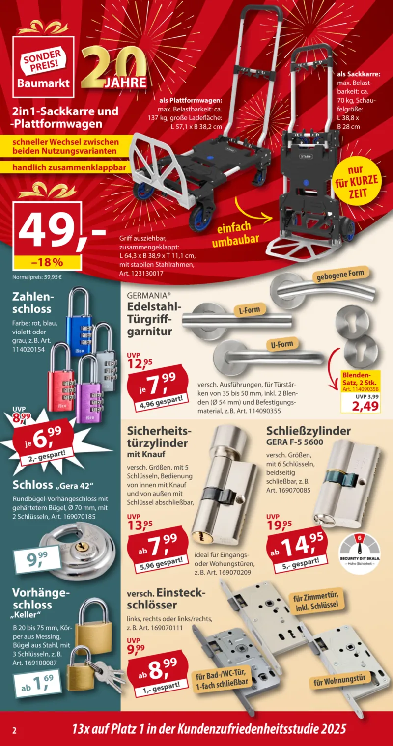 Sonderpreis Baumarkt Prospekt vom 13.12.2025, Seite 2