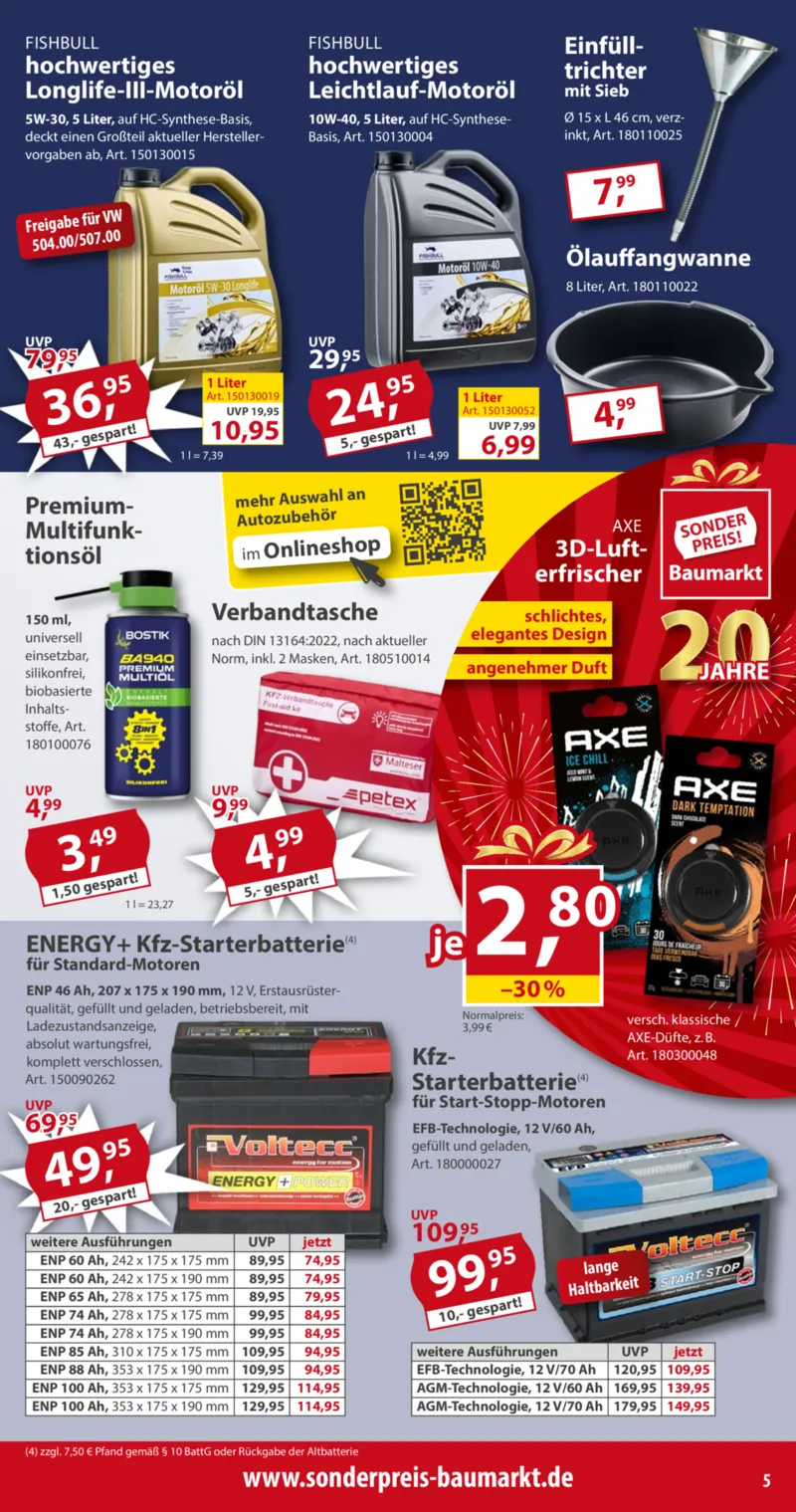 Sonderpreis Baumarkt Prospekt vom 13.12.2025, Seite 5