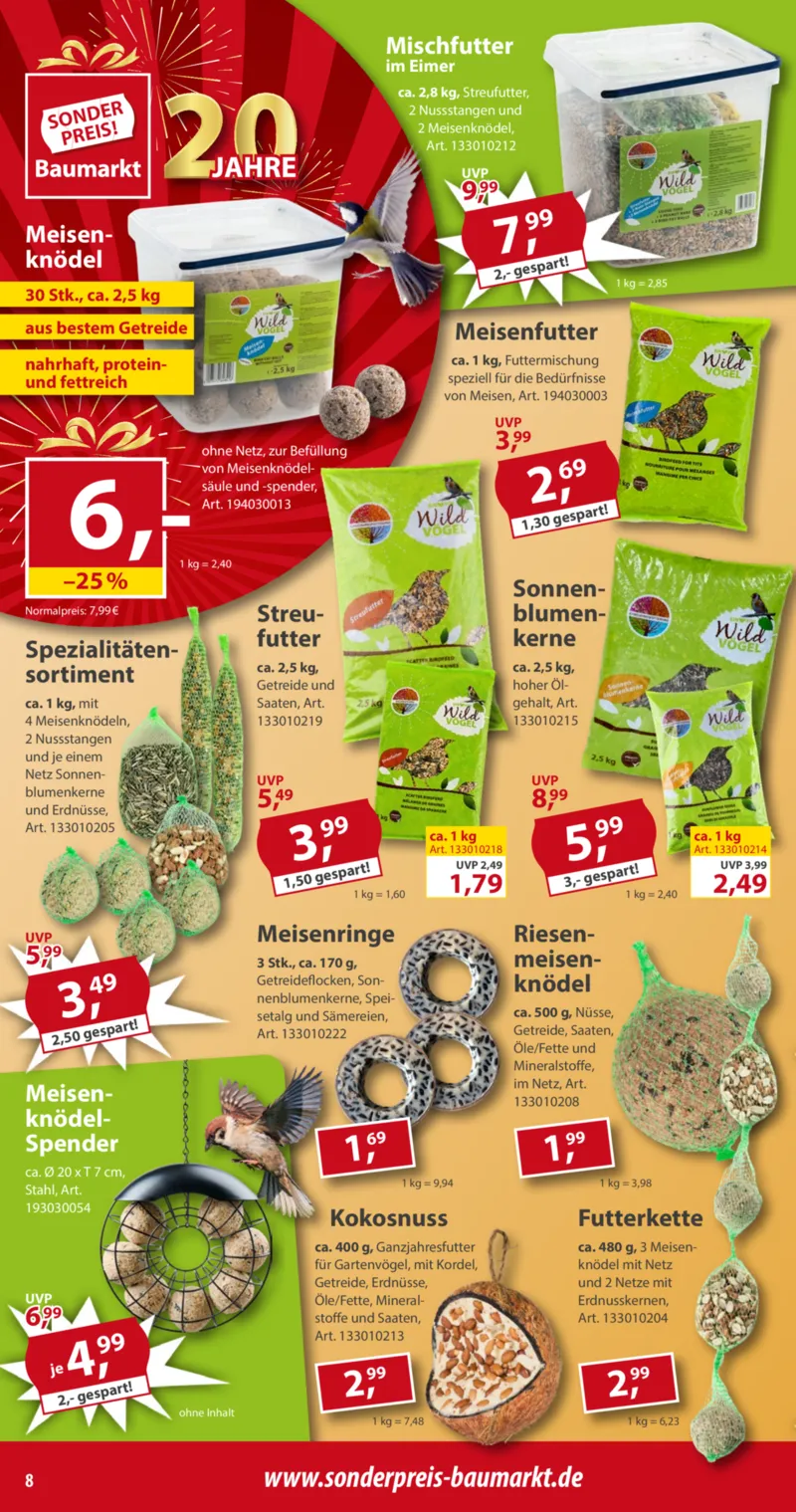 Sonderpreis Baumarkt Prospekt vom 13.12.2025, Seite 8