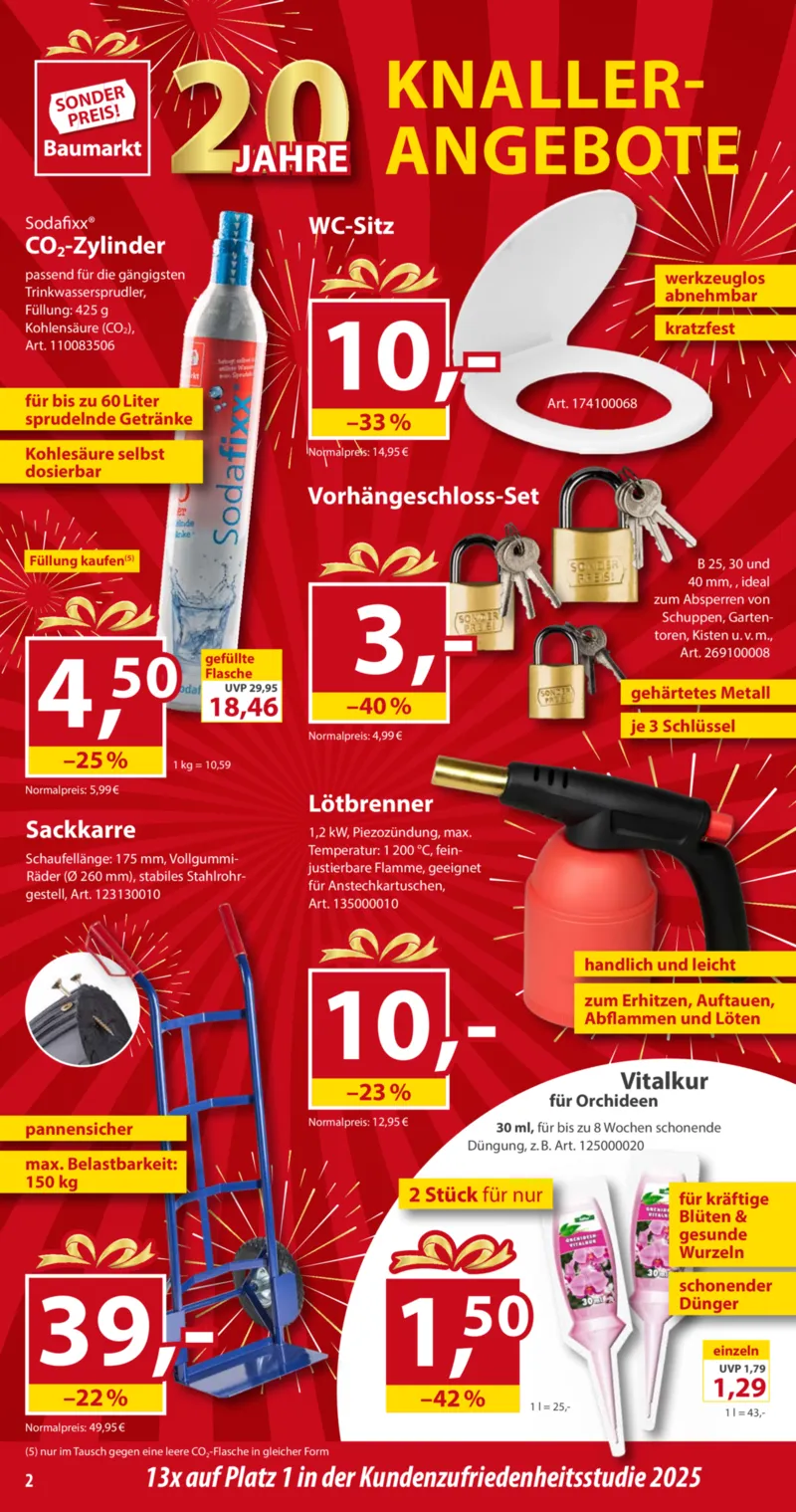 Sonderpreis Baumarkt Prospekt vom 27.12.2025, Seite 2