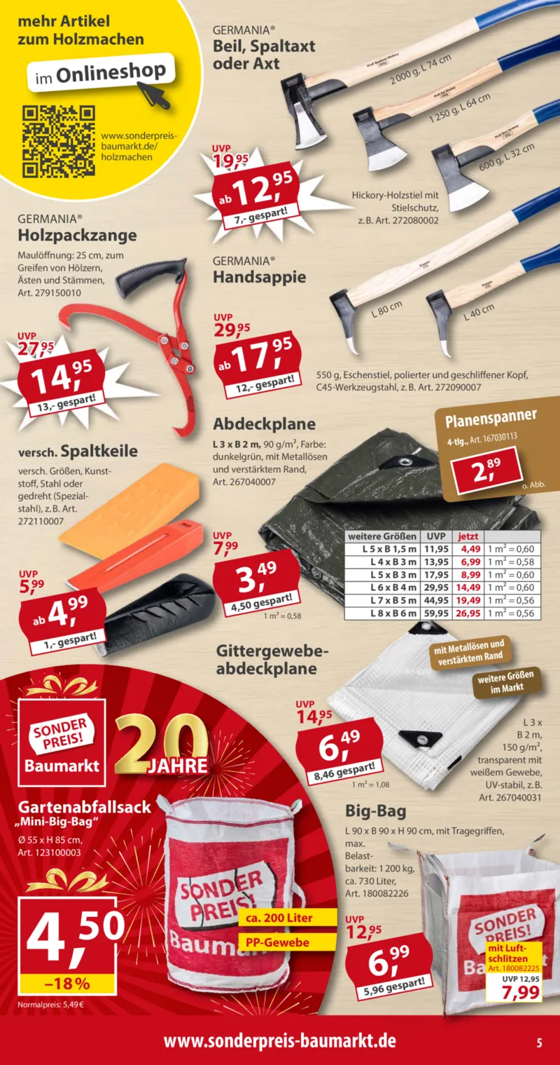 Sonderpreis Baumarkt Prospekt vom 27.12.2025, Seite 5