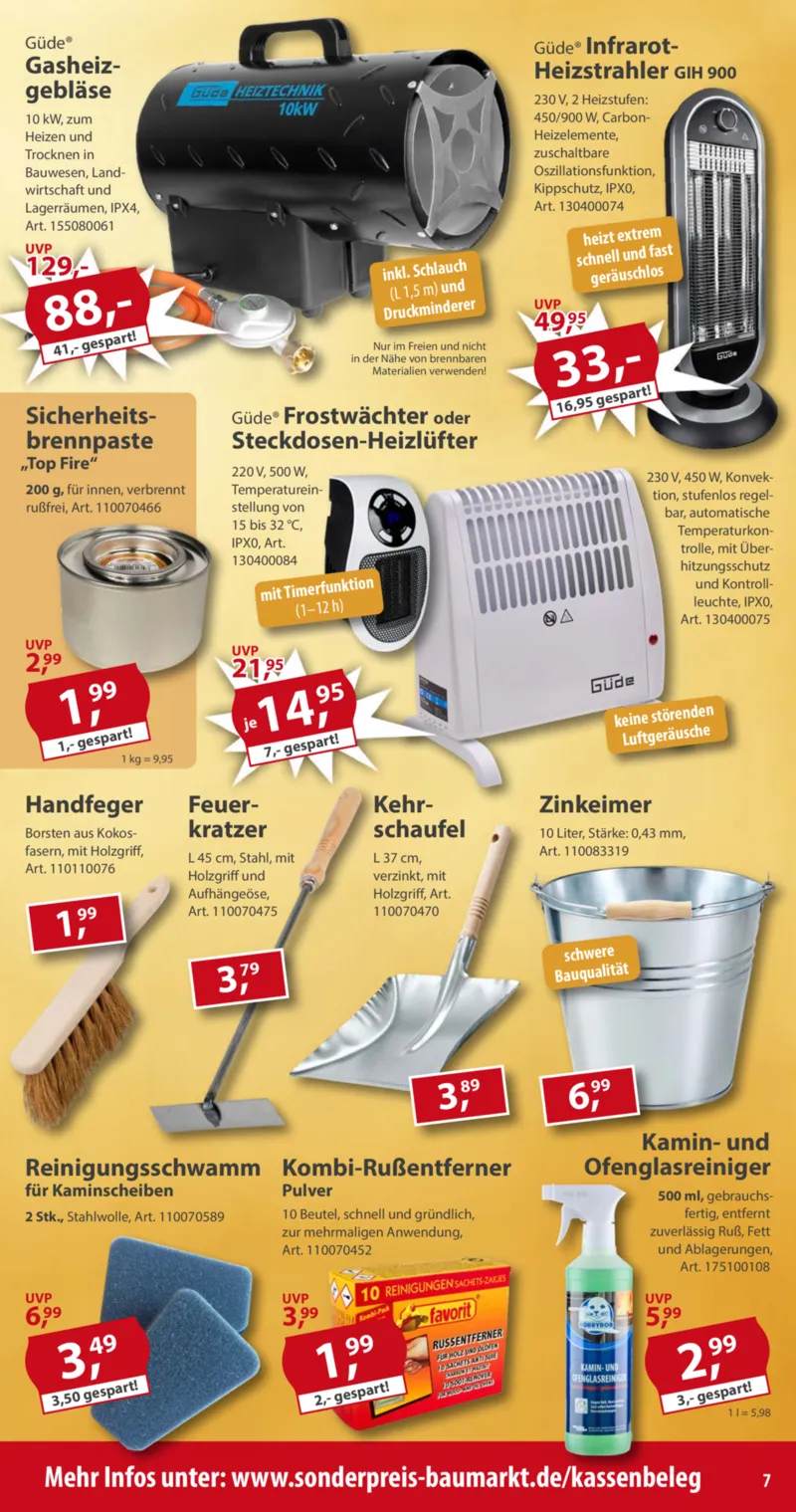 Sonderpreis Baumarkt Prospekt vom 27.12.2025, Seite 7