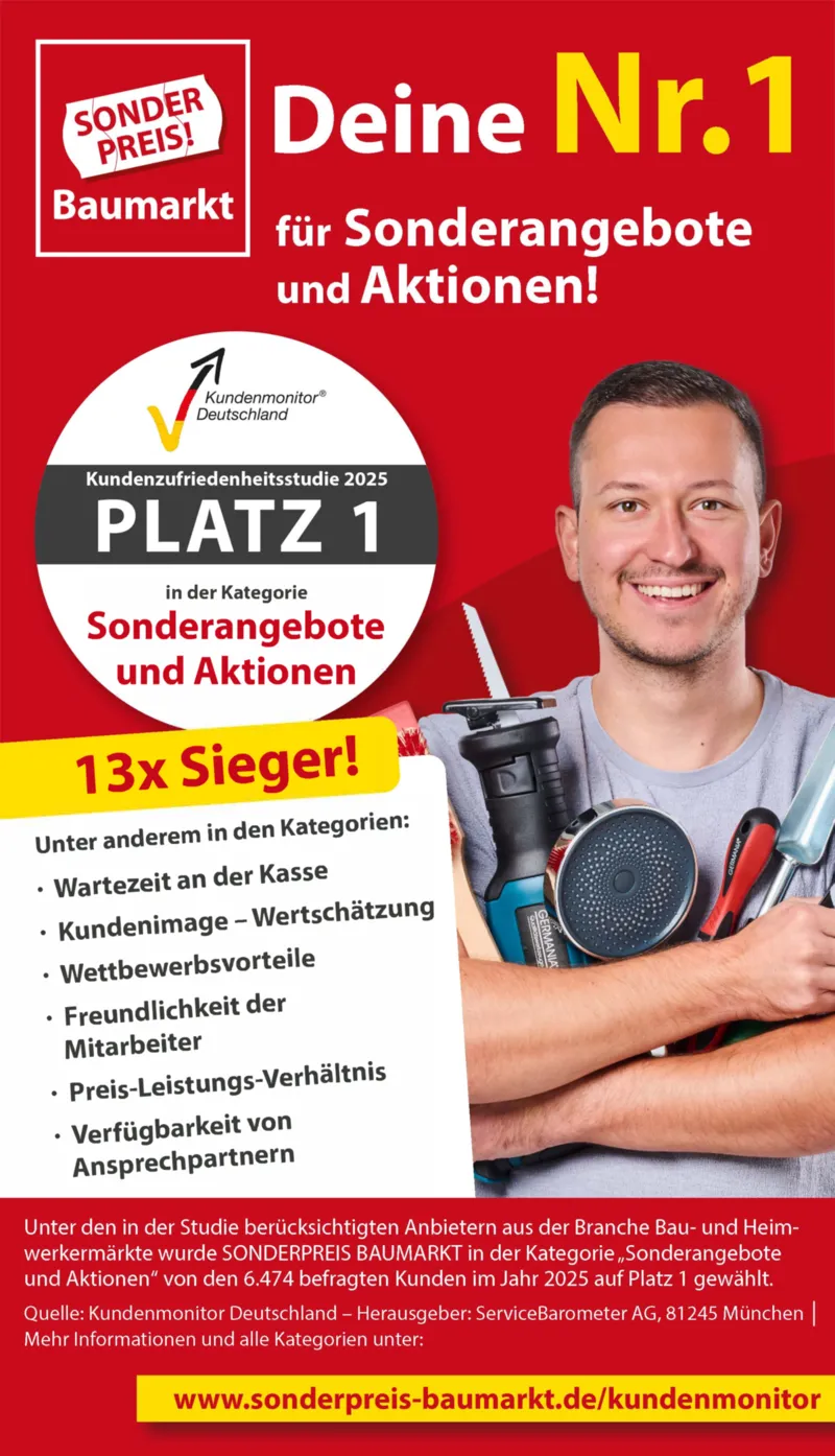 Sonderpreis Baumarkt Prospekt vom 10.01.2026, Seite 3